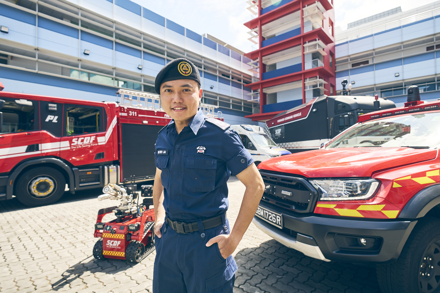 As the head of operations at the 3rd Division of the Singapore Civil Defence Force, Lieutenant-Colonel Wilfred Lim spearheads initiatives to advance technologies in emergency response.