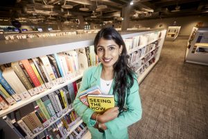 Ms Joti Upadhya is leading the development of NLB’s inaugural ChatBook, an interactive AI prototype that allows users to engage or even “debate” with books conversationally.