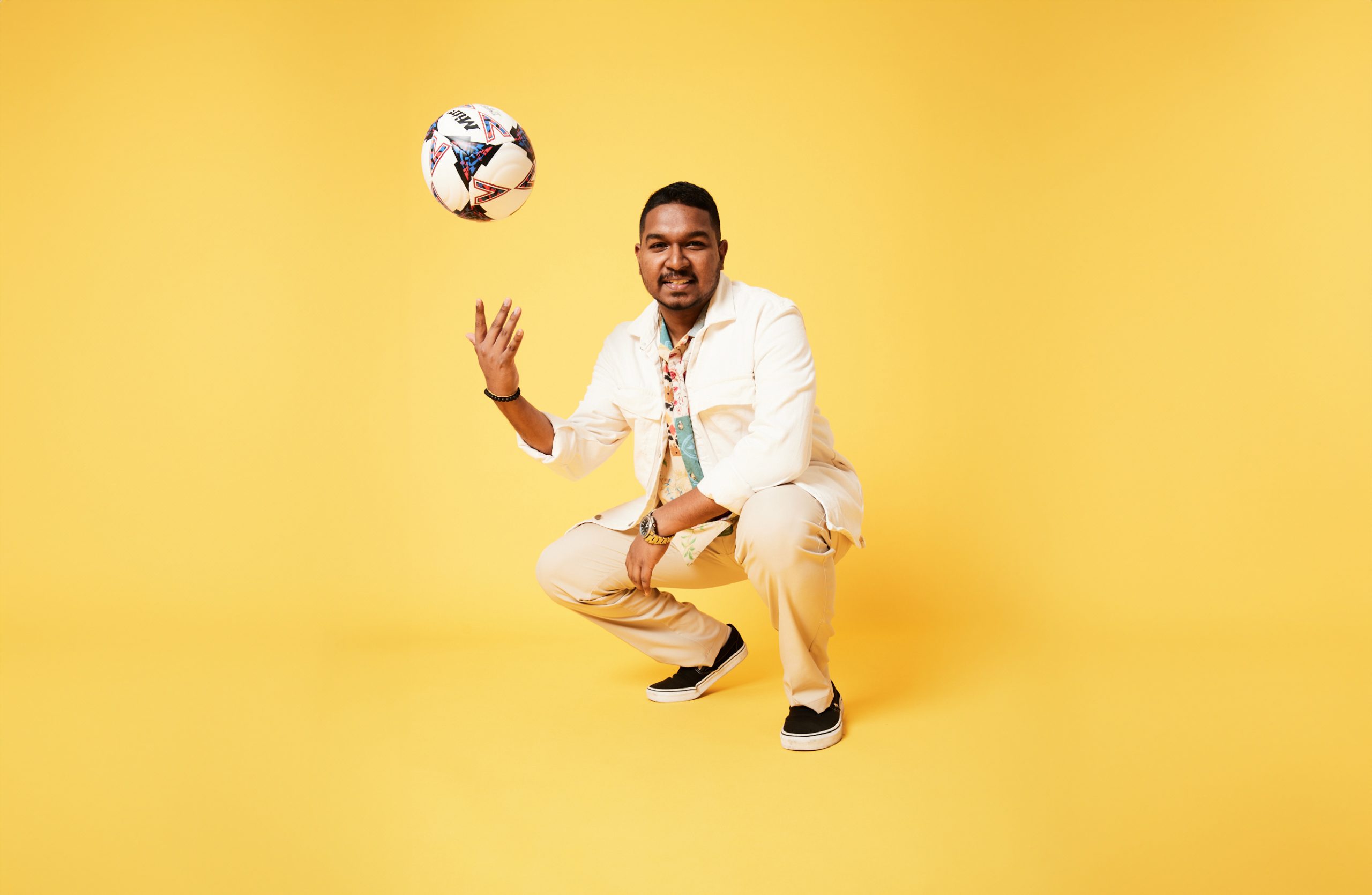 As a football fan since his youth, Mr Deepanraj Ganesan gets to cover the sport and more through his work as a sports journalist with The Straits Times.