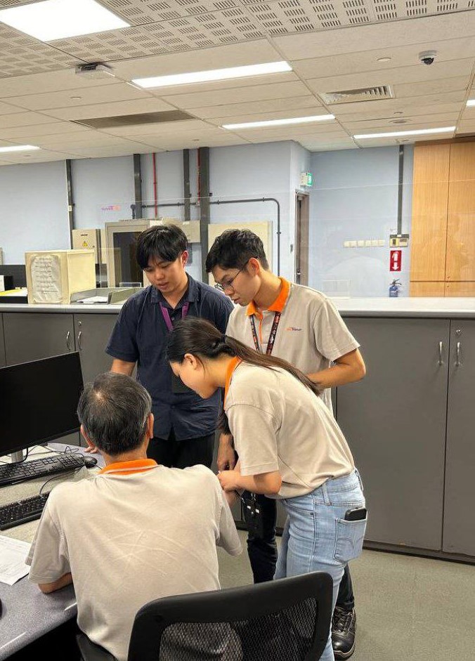 group of sbst engineers and technicians in discussion about engineering and maintenance matters