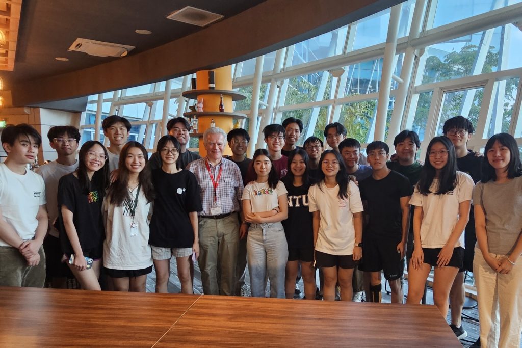 turing ai scholarship pioneer batch of ntu students with professor peter millican from university of oxford
