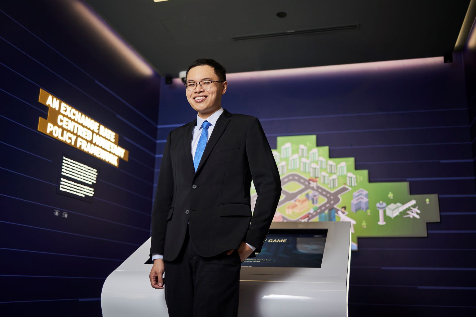 Fan Jia Rong standing at MAS gallery