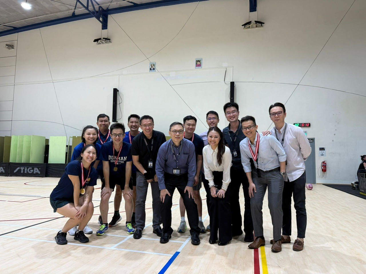 Supt Yap as Head of CID’s Investigation Policy Branch with her colleagues 