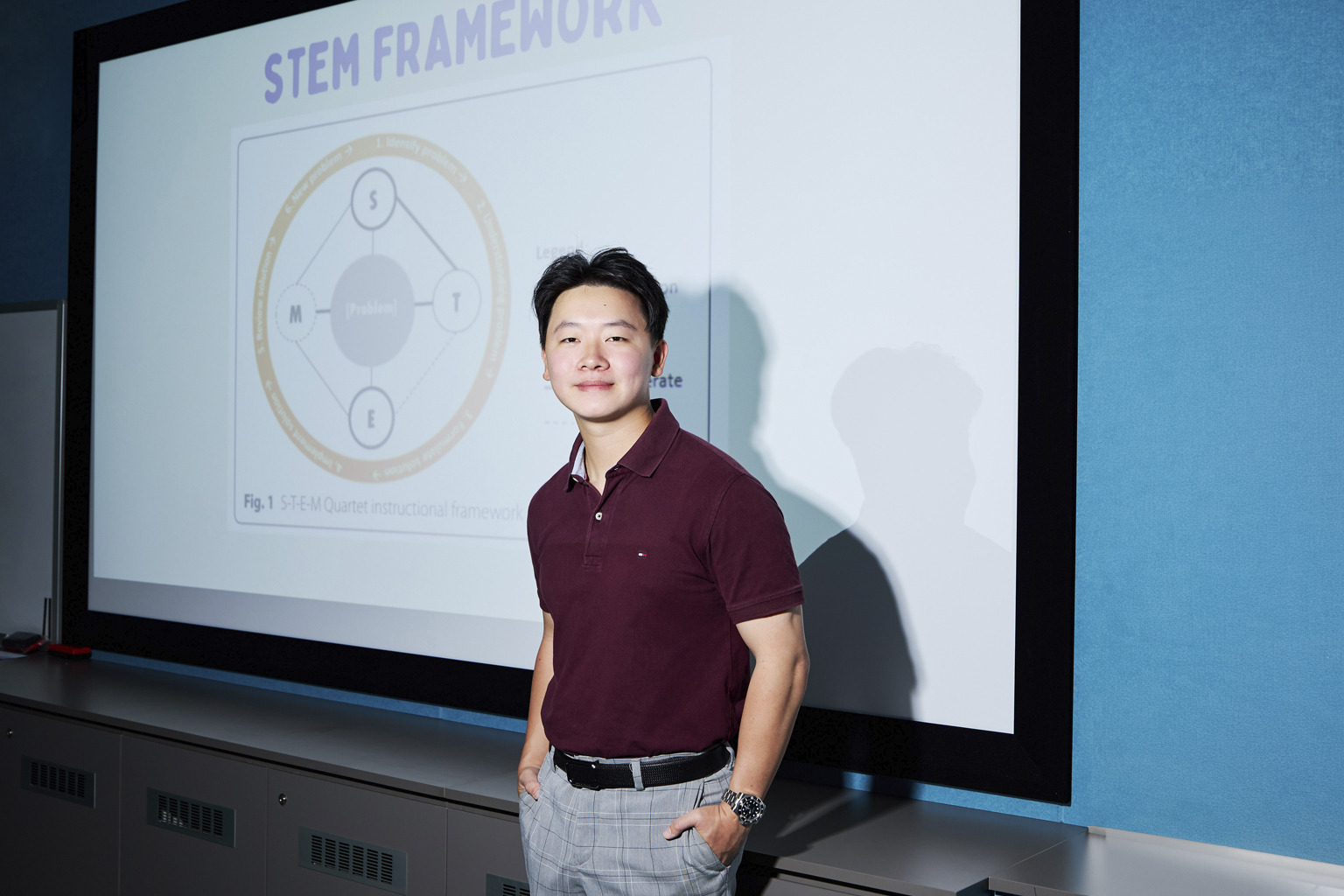 Brian Chew, recipient of the MOE Teaching Scholarship and scholar in the NTU-NIE Teaching Scholars Programme