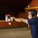 Assistant Superintendent of Police Lee Jun Hao's at firearms training